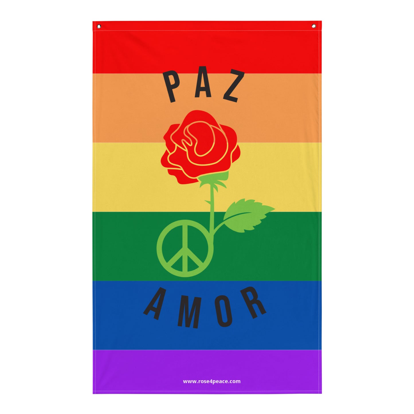 Peace & Love Pride Flag