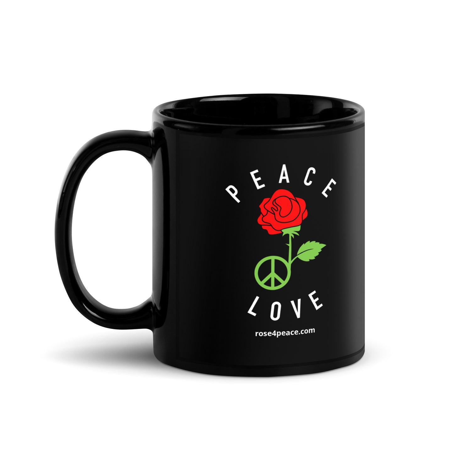 Black English Glossy Mug