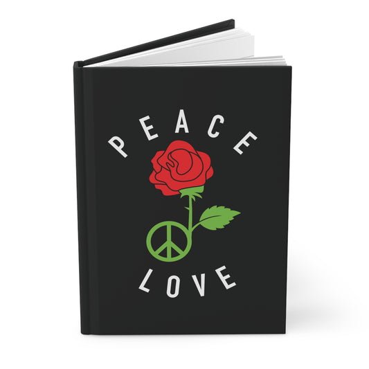 Peace & Love Hardcover Journal Matte