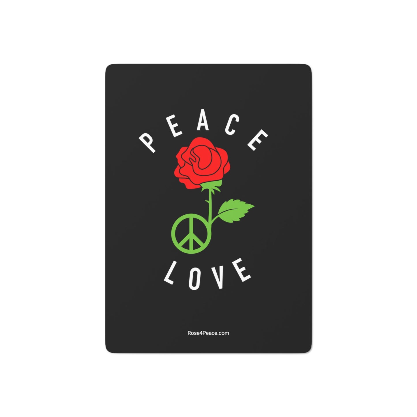 Peace & Love  Poker Cards