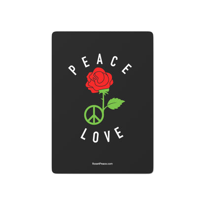 Peace & Love  Poker Cards