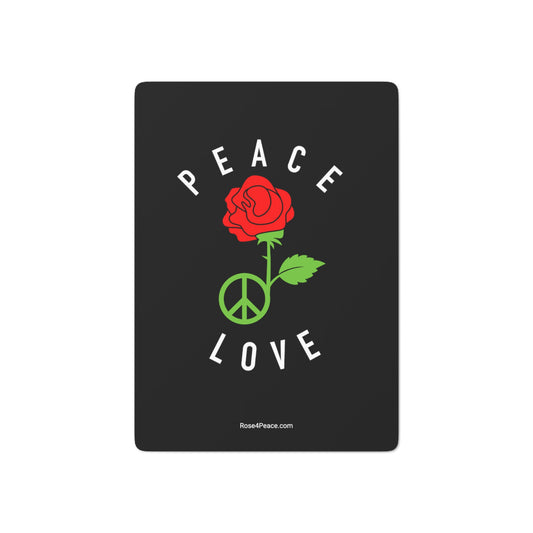 Peace & Love  Poker Cards