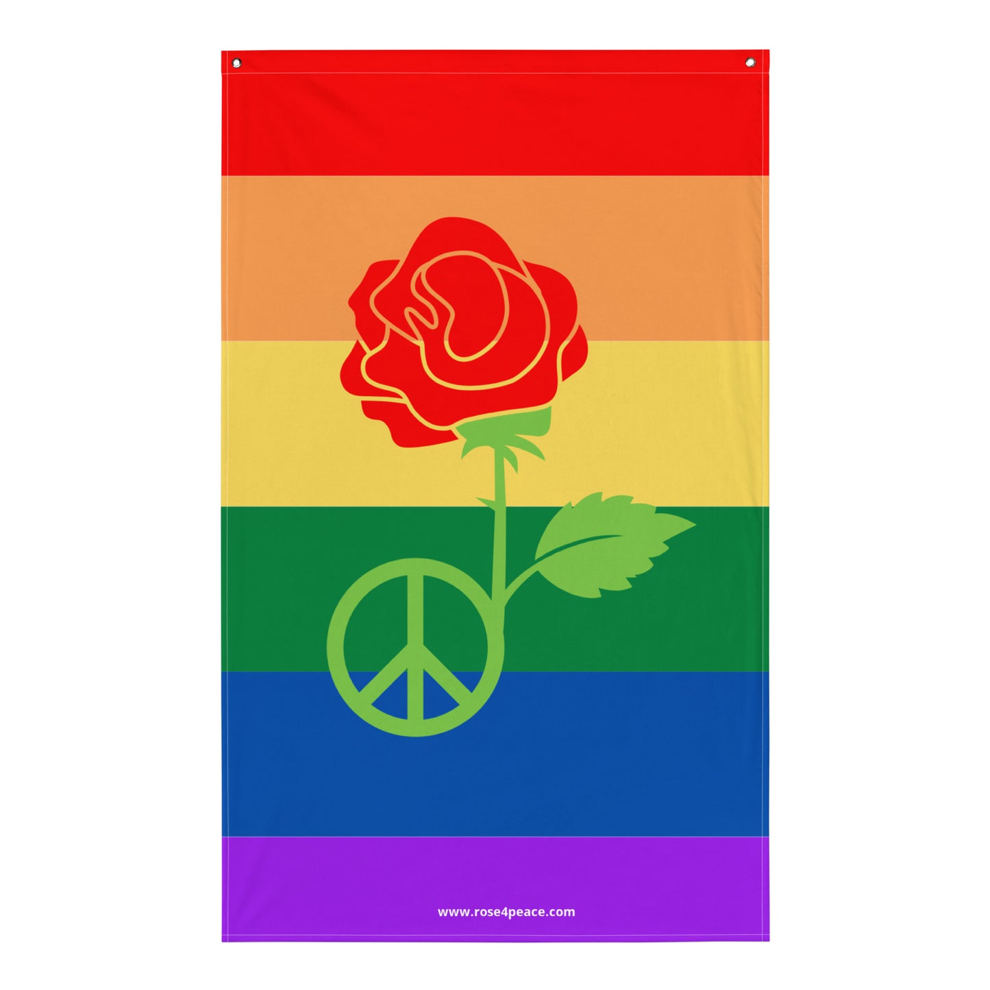 Peace & Love Pride Flag