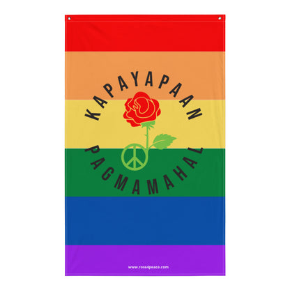 Peace & Love Pride Flag