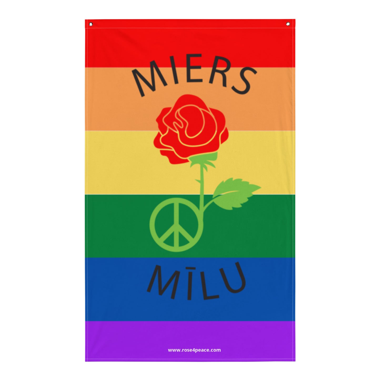 Peace & Love Pride Flag