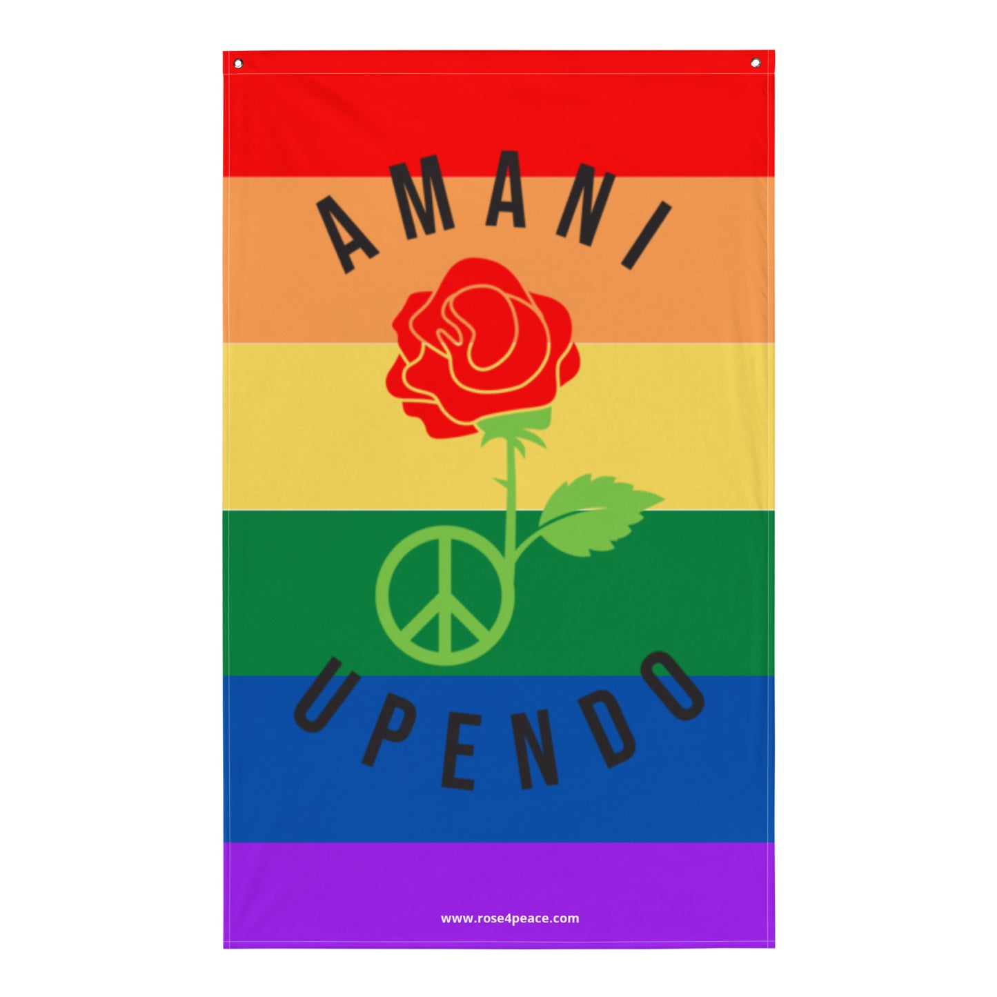 Peace & Love Pride Flag
