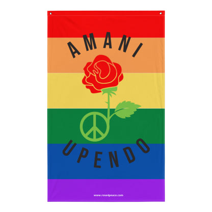 Peace & Love Pride Flag