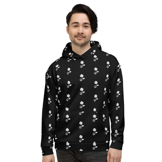 Peace & Love Unisex All Over Hoodie