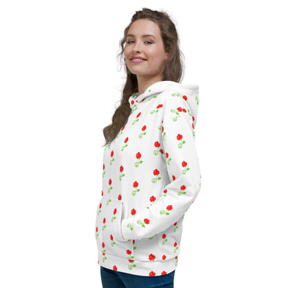 Peace & Love Unisex All Over Hoodie