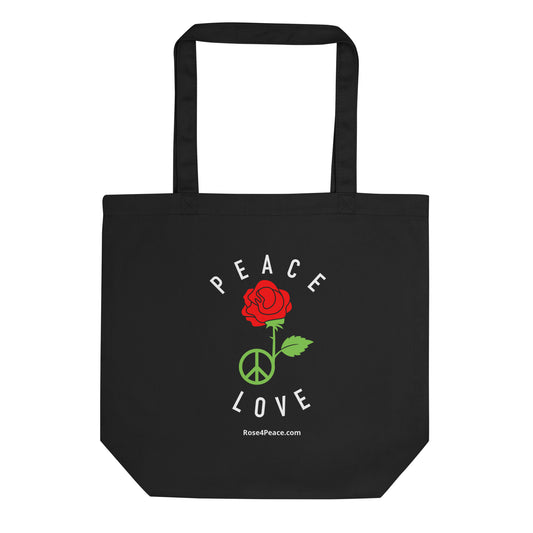 Black English Tote Bag